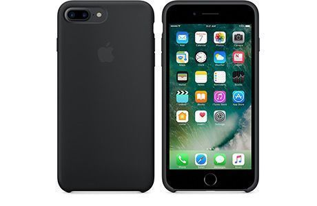Чехлы для iPhone: Силіконовий чохол для iPhone 8 Plus / 7 Plus (чорний)