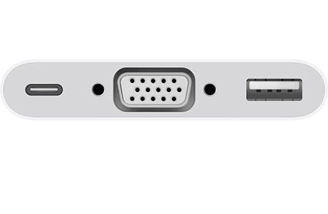 Кабели и переходники: Перехідник Apple USB-C VGA