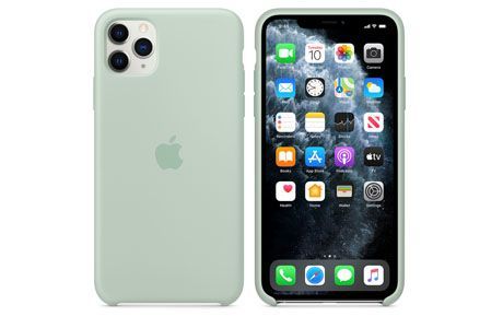 Чехлы для iPhone: Силіконовий чохол Apple Silicone Case для iPhone 11 Pro (блакитний берил)