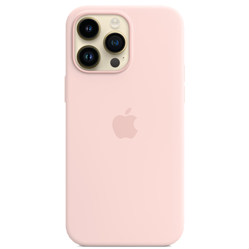 Чехол для iPhone 14 Pro Max: Silicone Case with MagSafe for iPhone 14 Pro Max Chalk Pink