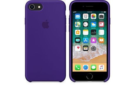 Чехлы для iPhone: Silicone Case для iPhone 8 (фиолетовый)