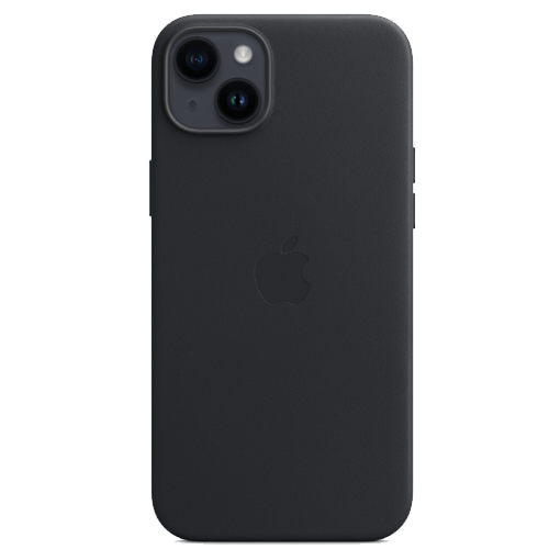 Чехол для iPhone 14 Plus: Apple iPhone 14 Plus Leather Case with MagSafe - Midnight