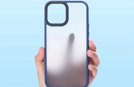 Чехлы для iPhone: Rock Guard Touch Silicon Protection Matte Case for iPhone 13 Pro Blue