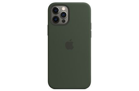 Чехлы для iPhone: Силиконовый чехол MagSafe для iPhone 12 Pro Max, цвет «кипрский зелёный»