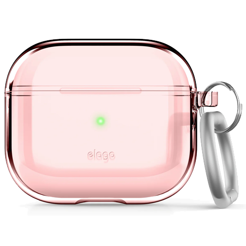 Чехол для AirPods 3: Elago Clear Case Lovely Pink for Airpods 3rd Gen