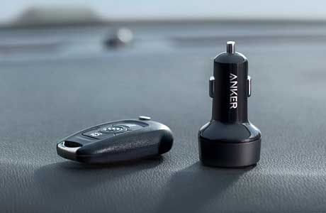 Зарядные устройства для iPhone: Anker USB Car Charger PowerDrive Power Delivery USB 12W + USB-C 18W