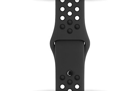 Ремешки для Apple Watch: Ремінець Apple Nike Sport Band 42 мм (чорний антрацит)