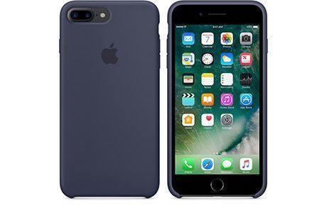 Чехлы для iPhone: Silicone Case для iPhone 8 Plus / 7 Plus (полуночно-синий)