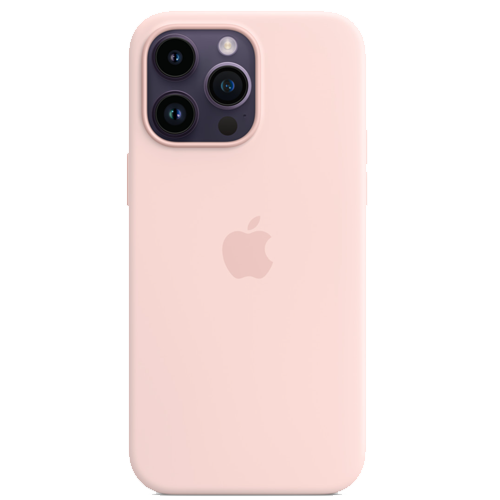 Чехол для iPhone 14 Pro Max: Apple iPhone 14 Pro Max Silicone Case with MagSafe - Chalk Pink