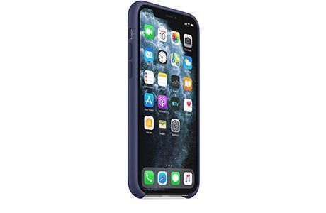 Чехлы для iPhone: Силіконовий чохол Apple Silicone Case для iPhone 11 Pro (темно-синій)