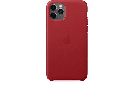 Чехлы для iPhone: Шкіряний чохол Apple Leather Case для iPhone 11 Pro (червоний)