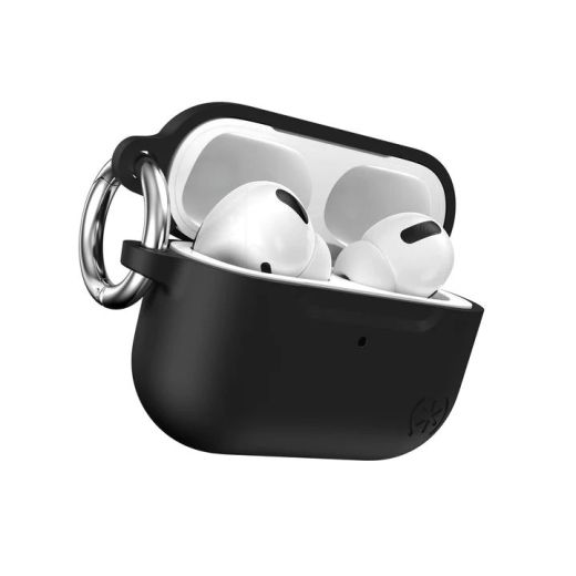 Чехол для AirPods Pro: Speck Presidio with Soft-Touch Coating Case for AirPods Pro Black/Bright Silver, Black