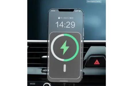 Зарядные устройства: Автомобильное БЗУ MagSafe Magnetic Wireless Car Charger 15W