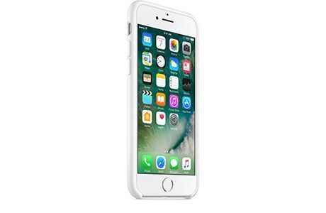 Чехлы для iPhone: Силіконовий чохол для iPhone 7 (white, білий)