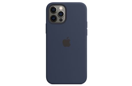 Чехлы для iPhone: Силиконовый чехол MagSafe для iPhone 12 Pro Max, цвет «тёмный ультрамарин»