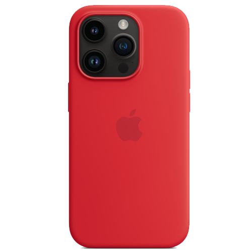 Чехол для iPhone 14 Pro: Silicone Case with MagSafe for iPhone 14 Pro (Product) Red