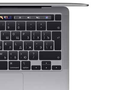 MacBook Pro: Apple MacBook Pro 13″ Touch Bar, 4×1,4 ГГц, 256 ГБ SSD (сірий космос, 2020)