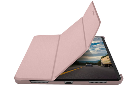 Чехол для iPad Pro 11" 2018-2022: Macally Protective Case and stand for iPad Pro 11 2020/2021 Rose