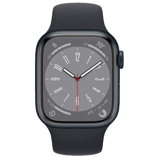 Apple Watch Series 8: Apple Watch Series 8 GPS 45mm Midnight Aluminium Case with Midnight Sport Band