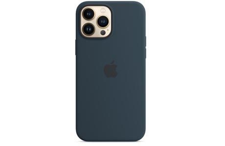 Чехол для iPhone 13 Pro Max: Apple Silicone Case with MagSafe Abyss Blue for iPhone 13 Pro Max