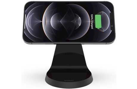 Зарядные устройства: Бездротовий зарядний пристрій Belkin MagSafe iPhone 12 Wireless Charger, без ЗУ, (WIB003BTBK)