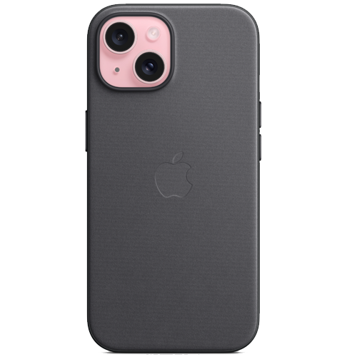 Чехол для iPhone 15: Apple iPhone 15 FineWoven Case with MagSafe Black
