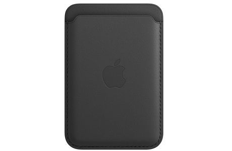 Чехлы для iPhone: Чехол для пластиковых карт Apple iPhone Leather Wallet with MagSafe - Черный