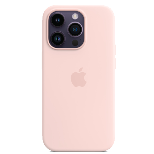 Чехол для iPhone 14 Pro: Silicone Case with MagSafe for iPhone 14 Pro Chalk Pink