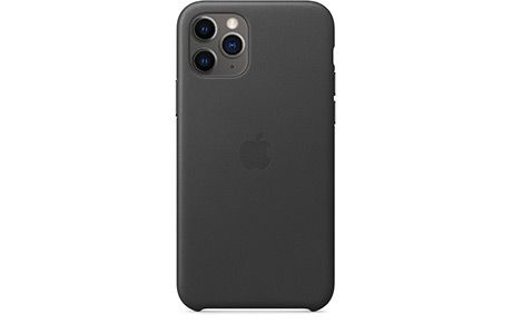 Чехлы для iPhone: Шкіряний чохол Apple Leather Case для iPhone 11 Pro (чорний)