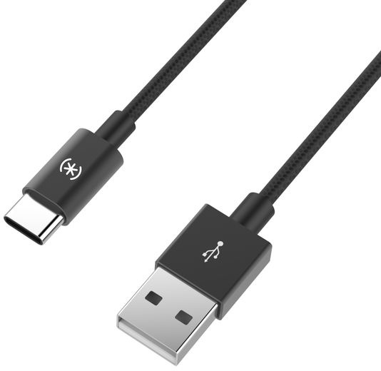 Кабели и переходники: Speck USB-C To USB 3.0 cloth braid, Black
