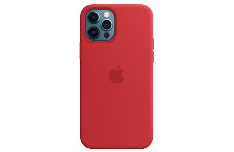 Чехол для iPhone 12/ 12 Pro: Силиконовый чехол MagSafe для iPhone 12 и iPhone 12 Pro, красный цвет (PRODUCT)RED