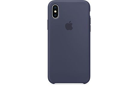Чехлы для iPhone: Силіконовий чохол для iPhone X (темно-синій)