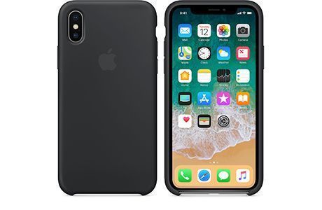 Чехлы для iPhone: Silicone Case для iPhone X (черный)