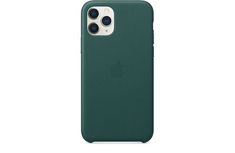 Чехлы для iPhone: Шкіряний чохол Apple Leather Case для iPhone 11 Pro Max (зелений сосновий)