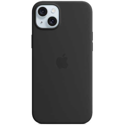 Чехол для iPhone 15 Plus: Apple iPhone 15 Plus Silicone Case with MagSafe Black