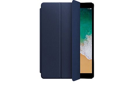 Чехлы для iPad: Чохол Apple Leather Smart Cover для iPad Pro 10,5″ (темно-синій) 