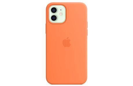 Чехлы для iPhone: Силіконовий чохол MagSafe для iPhone 12 mini, колір «кумкват»