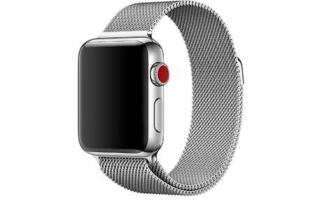 Ремешки для Apple Watch: Apple Milanese Loop 42 мм (серебристый)