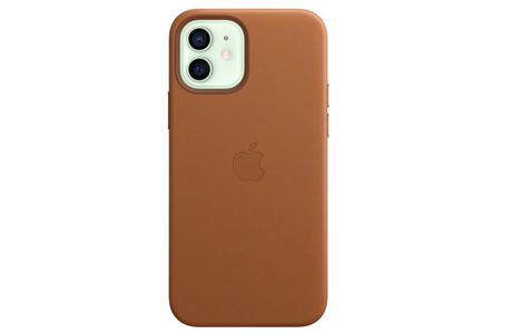 Чехол для iPhone 12/ 12 Pro: Шкіряний чохол MagSafe для iPhone 12 і iPhone 12 Pro, золотисто-коричневий колір