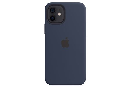 Чехлы для iPhone: Силиконовый чехол MagSafe для iPhone 12 и iPhone 12 Pro, цвет «тёмный ультрамарин»
