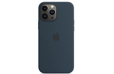 Чехол для iPhone 13 Pro Max: Apple Silicone Case with MagSafe Abyss Blue for iPhone 13 Pro Max