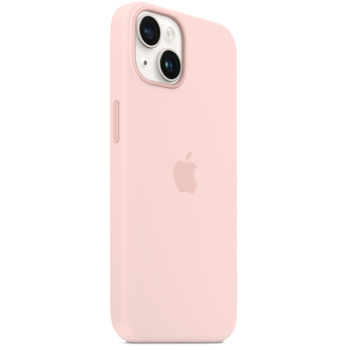 Чехол для iPhone 14: Apple iPhone 14 Silicone Case with MagSafe - Chalk Pink