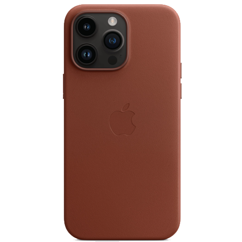 Чехол для iPhone 14 Pro Max: Apple iPhone 14 Pro Max Leather Case with MagSafe - Umber