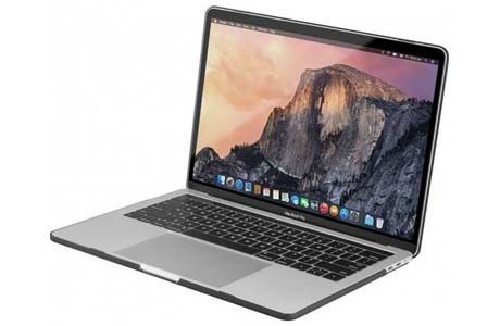 Чехлы для ноутбуков Apple: Чехол-накладка LAUT HUEX для MacBook Pro 13"(2020), поликарбонат, черный