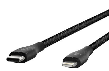 Кабели: Belkin USB-С Lightning DuraTek Plus 18W 1.2m Black
