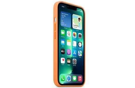 Чехлы для iPhone: Apple Silicone Case with MagSafe Marigold for iPhone 13 Pro