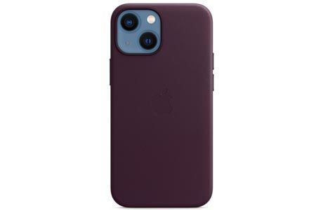Чехлы для iPhone: Apple Leather Case with MagSafe Dark Cherry for iPhone 13 mini
