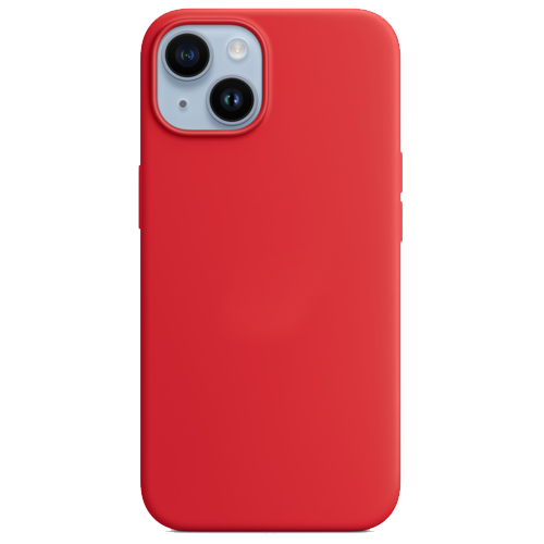 Чехол для iPhone 14: Silicone Case with MagSafe for iPhone 14 (Product) Red