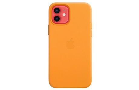 Чехлы для iPhone: Кожаный чехол MagSafe для iPhone 12 mini, цвет «золотой апельсин»
