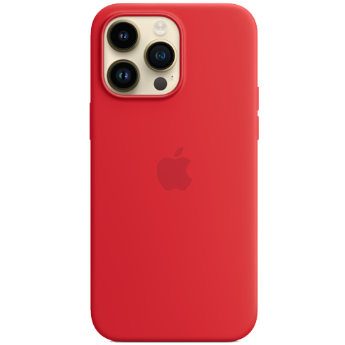 Чехол для iPhone 14 Pro Max: Silicone Case with MagSafe for iPhone 14 Pro Max (Product) Red